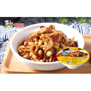 Quality Nutritious Spicy Prepared Meals For One Person Squid Instant Meal for sale