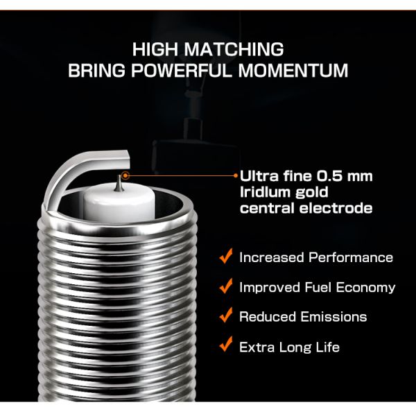 Professional Platinum Spark Plug for 2.0 All-wheel Drive Engines 1N19-18-110 by MASUMA