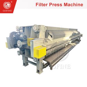 PLC Controlled Automatic Unloading Plate Filter Press Equipment