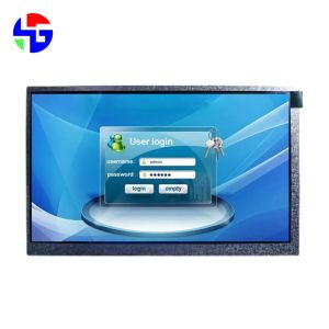 7 Inch LCD Screen 800x480 40 Pin RGB Interface TN 6 O'Clock Perspective
