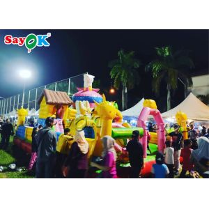 Safe Commercial Inflatable Bouncer Large Trampoline For Kids Playground