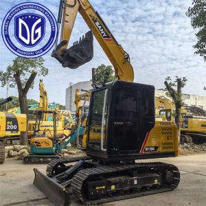 Quality SY75C Used SANY Excavator Hydraulic Lifting And Carrying for sale