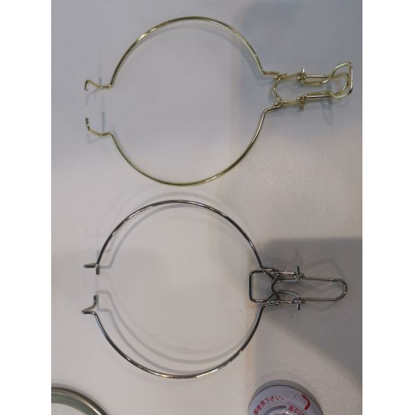 Tinplate Metal Ring Lid Components Making Machine For Glass Bottle