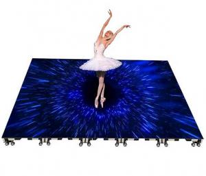 Quality P3.91 P4.81 P3 DJ Events Night Club Wedding LED Dance Screen Outdoor Indoor Portable Interactive Dance Floor LED Display for sale