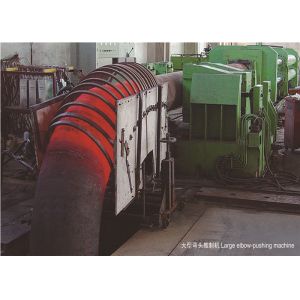 Elbow Hot Forming Machine Mandrel Pushing With 1.5D Bend Radius 1 Year Warranty