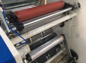 Quality 450mm Width Cling Film Making Machine / Plastic Film Slitting Machine for sale