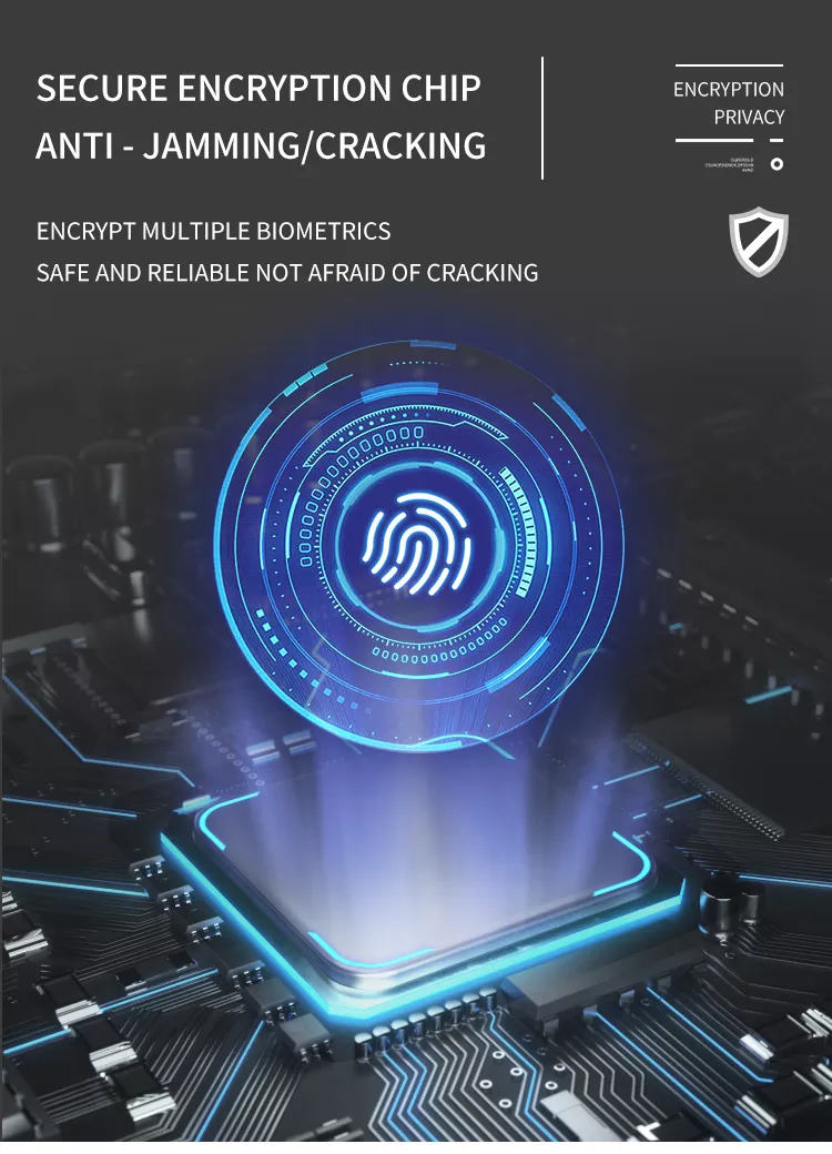 Security Biometric Fingerprint Intelligent Door Lock Fully Automatic Smart