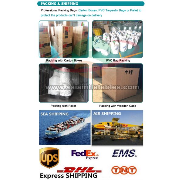 Custom Indoor Outdoor 5K Run Inflatable Obstacle Course For Kids