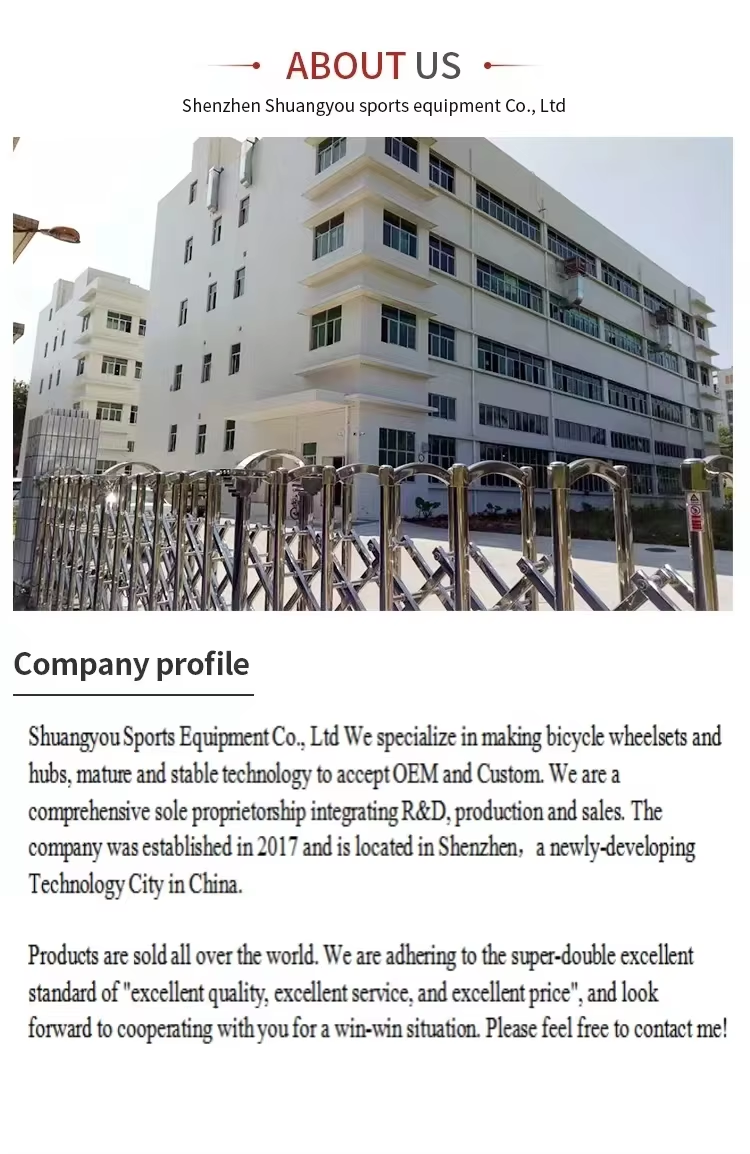 Front and Rear Bike Disc Brake Hub 24 Hole Clincher Type with Aluminum Alloy Rim