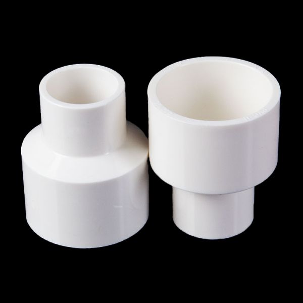 Plastic PVC Drainage Pipe Fittings Head Accessories Reducer Joint Corrosion Resistance
