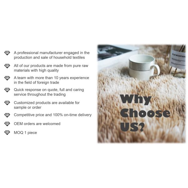 Brown Plush Tie-dyed Bedroom Area Rug Hotel Living Room Center Rectangle Carpet Customized Size