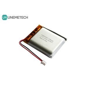 UNEMETECH 3.7V 1100mAh Lithium Polymer Battery / Long Cycle Life Rechargeable