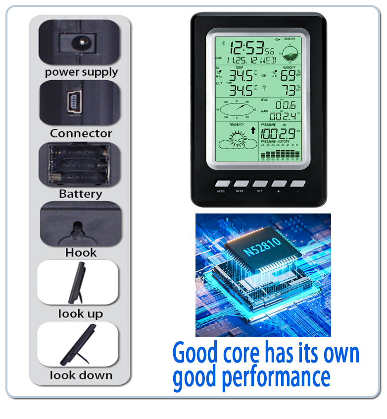 Stay Updated On Outdoor Temperature Humidity With Mobile App Wireless Weather Station