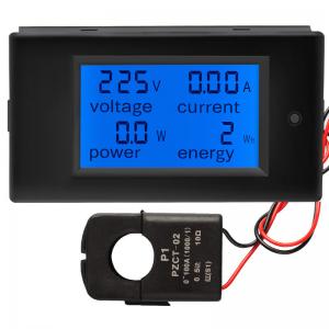 Quality CE / FCC 100A AC CT Ammeter Digital With Split LCD Display for sale