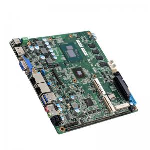 China Industrial Mini Itx Motherboard 2 NIC Intel Broadwell-H Quad Core I7-5850HQ 4GB RAM on sale