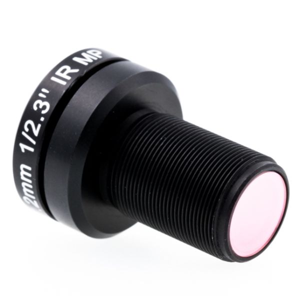 1/2.3" 7.2mm 10Megapixel F2.4 M12x0.5 Mount Non-Distortion IR Board Lens, Drone