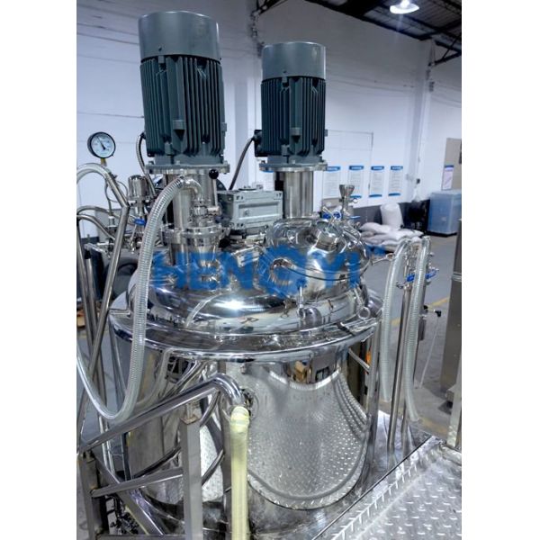 Fixed Type Vacuum Emulsifying Machine 500L for Toothpaste Production Line