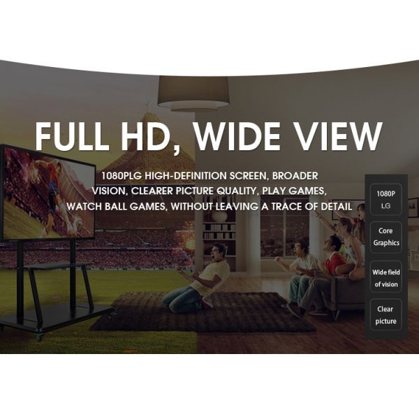 Electronic Flat Smart Interactive Whiteboard All In One Teaching 110 Inch