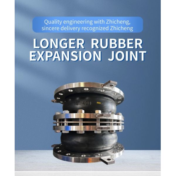 Flexible Connector Coupling Pipeline Ss304 Or Carbon Steel ANSI 150LBS Flange Bellows Rubber Expansion Joint Customized