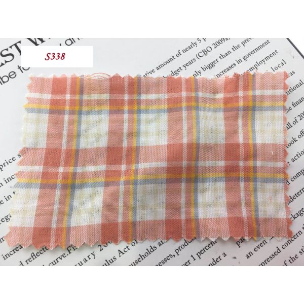 150cm Thin Lattice Gingham Check Fabric 60s 40s Cotton Fabric For Shirt