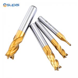 Quality HSS End Mill 50-150mm Overall Length 2/4/6/8/10/12/14/16/18/20 Flutes No Coating for sale