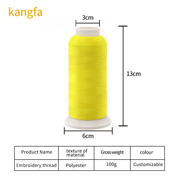 720 Colors of Polyester Embroidery Thread for Customizable and High Speed Embroidery