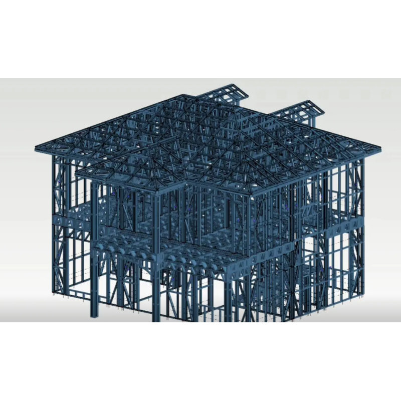 Lightweight Commercial Steel Frame Multi Storey Buildings Customized
