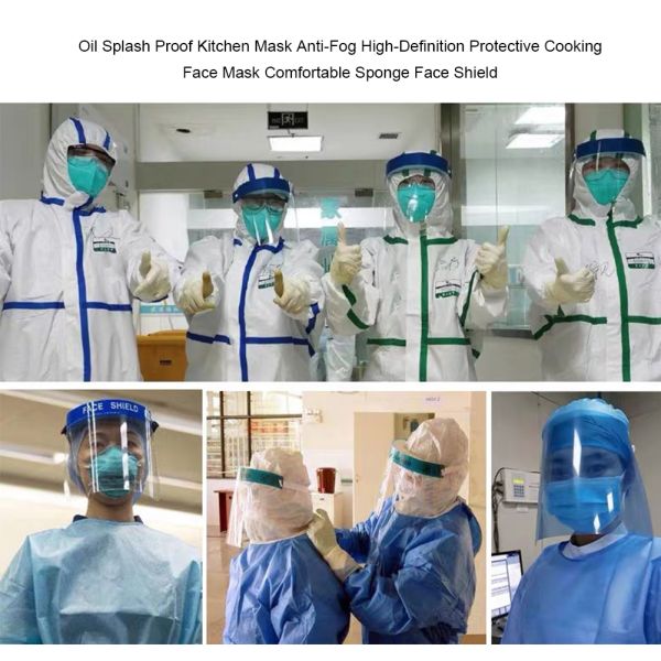 Anti Fog Transparent Face Shield Anti Splash Full Face Protection