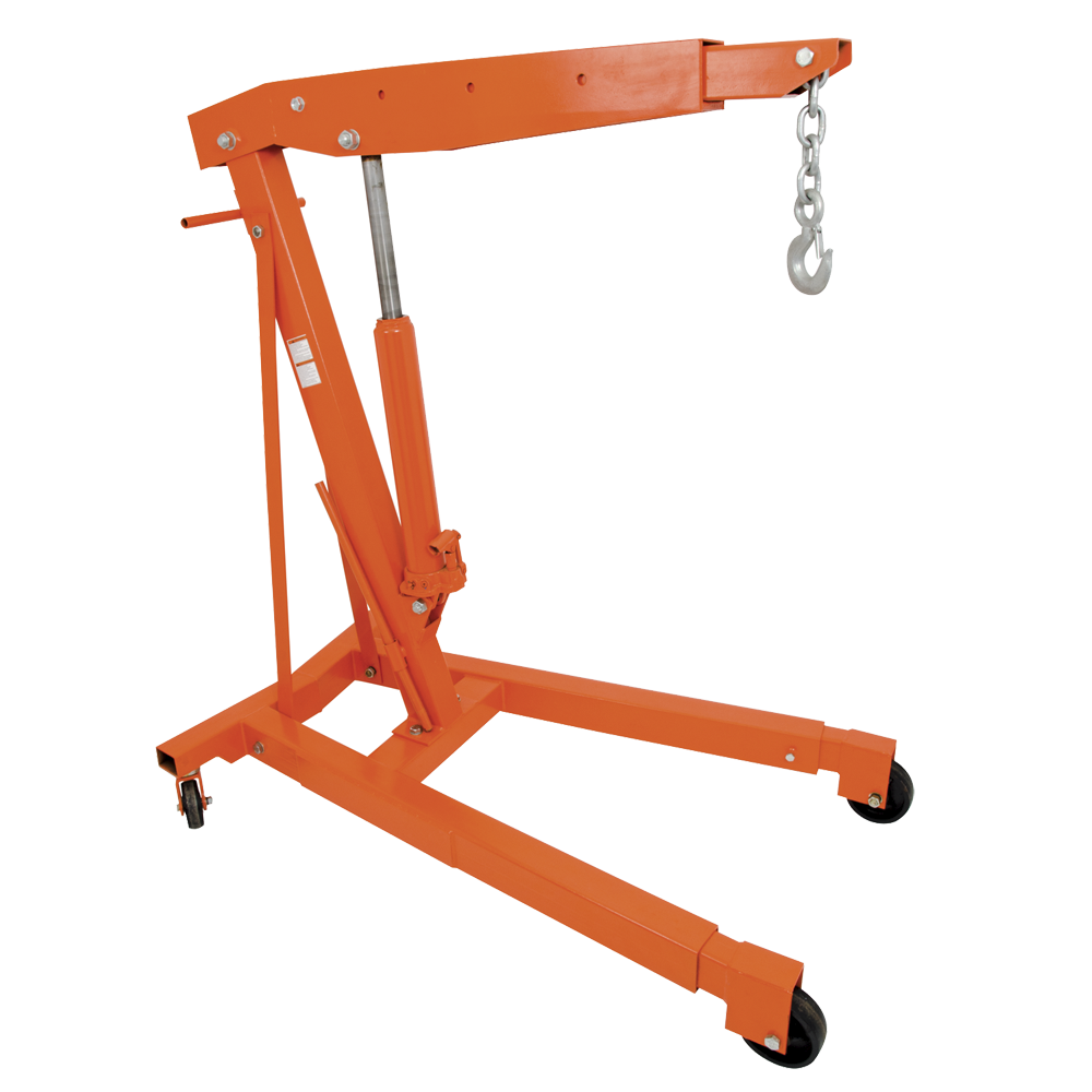2 Ton 230cm Hydraulic Engine Shop Crane Folding CE Certification