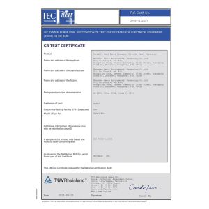 RESUN ENERGY CO,.LTD Certifications