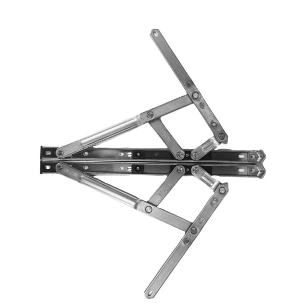 Top Hung Two Links Aluminium Door And Window Hinges 12 Inch For Casement Window