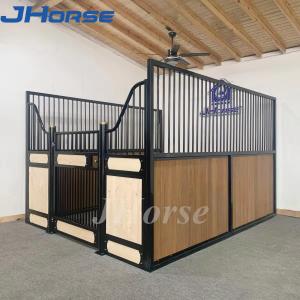 Quality Modern Show Equine Horse Stall Building Stables For Farm With Feeders And Pine Wood Horse Box for sale