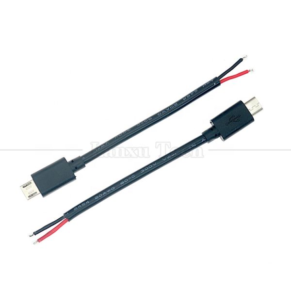 Male Female Micro B to Bare Wires Open End Cable for Raspberry Pi Tablet