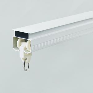 China wholesale curtain rod price 6m length white aluminum metal curtain rods and rails from foshan factory on sale