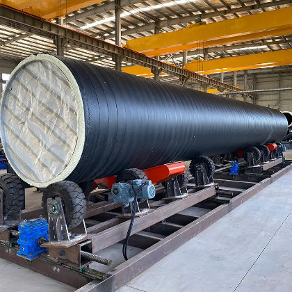 Advanced PUR Spray PE Wrap insulated Pipe Manufacturing System