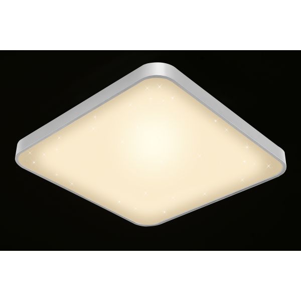 IP40 50W Square LED Pendant Lights Remote Control Excellent Luminous Efficiency