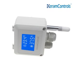 Air Duct Mounted Temperature Humidity Transmitter Digital Output