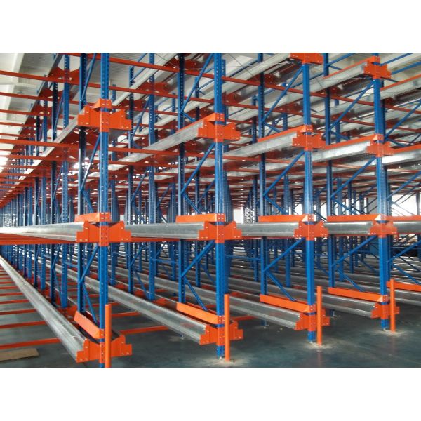 Corrosion Resistant Radio Shuttle Rack , Heavy Duty Industrial Stacking Racks