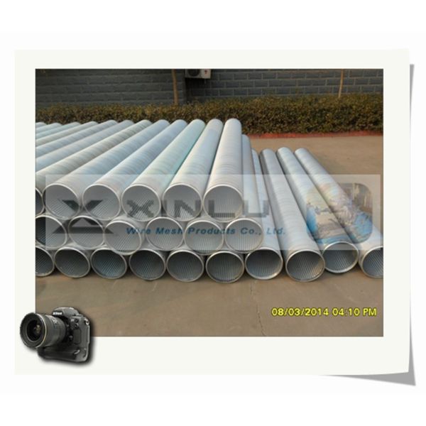 30 - 3000 Micron Filter Wedge Wire Screen Pipe V Wire Galvanized Carbon Steel Pipe
