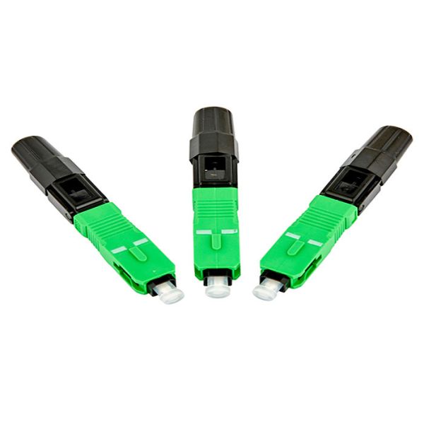 Fiber Optic SC Type Quick Assembly Connector Single Mode