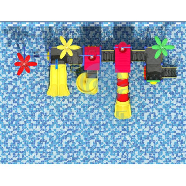 Children Playground Swing Slide Fiberglass Outdoor Swing Set Water Slide