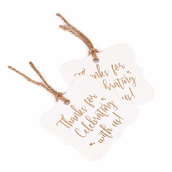 Card Paper Origami Gift Tag , Recycled Gift Tags Custom Size Accepted