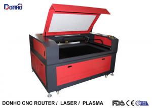 Red Color CO2 Laser Engraving Machine with Leetro Control System For Acrylic / Wood