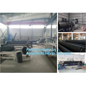 400mm sn4 sn8 hdpe culvert pipe,SN6 400mm wall corrugated PE drainage pipe dwc