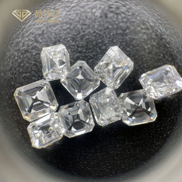 White Certificated Lab Grown Fancy Cut Diamonds 0.30ct Plus