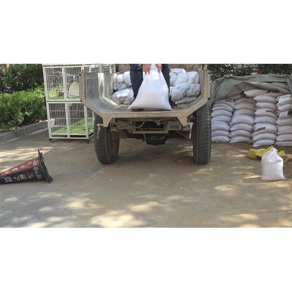 White Rice Bag Woven Snakeskin Flour Rice Packaging 60 Kgs Loading