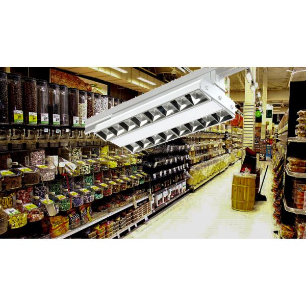 IP20 8500lm LED Track Spotlights With Three Adjustable Heads