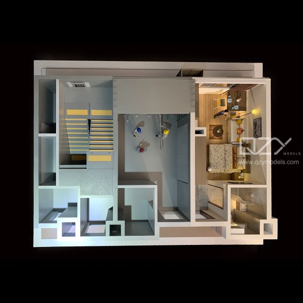 Moriyama House Architecture Structural Model 1/20 Apartments Interior Macau
