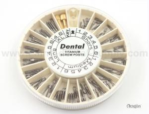Quality Metal oral dental post and core , tooth implant screw ISO CE standards for sale