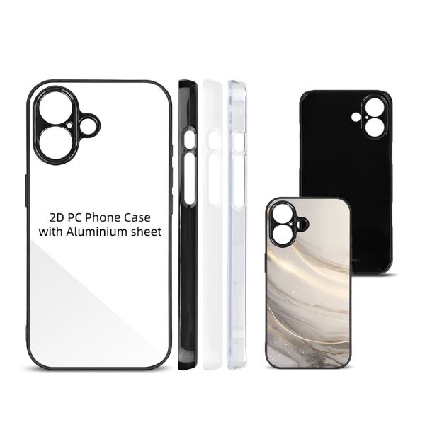 Iphone 16 Pro Phone Case For Sublimation Custom Printing 2D PC Blank Sublimation Phone Cases